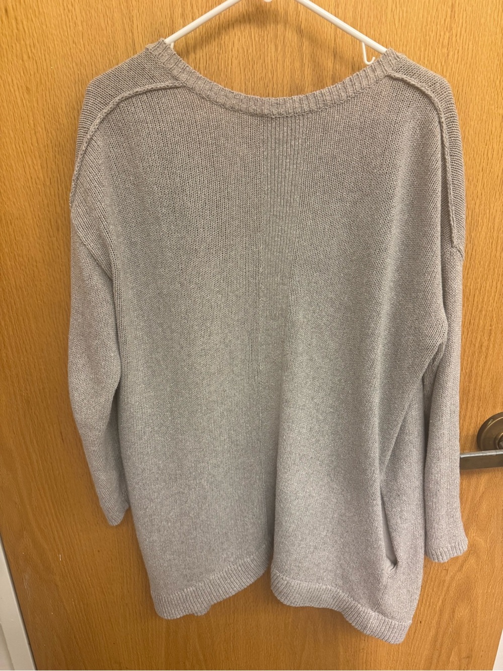 JAMES PERSE Drop Shoulder Cardigan in Grey - Picture 9 of 12
